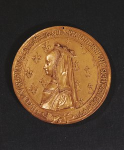 Medalla que representa a Ana de Bretaña (1477-1514) Duquesa de Bretaña, 1498-1514